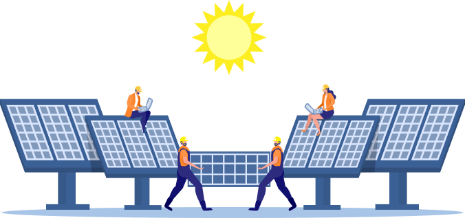 太陽光発電所のメンテナンス